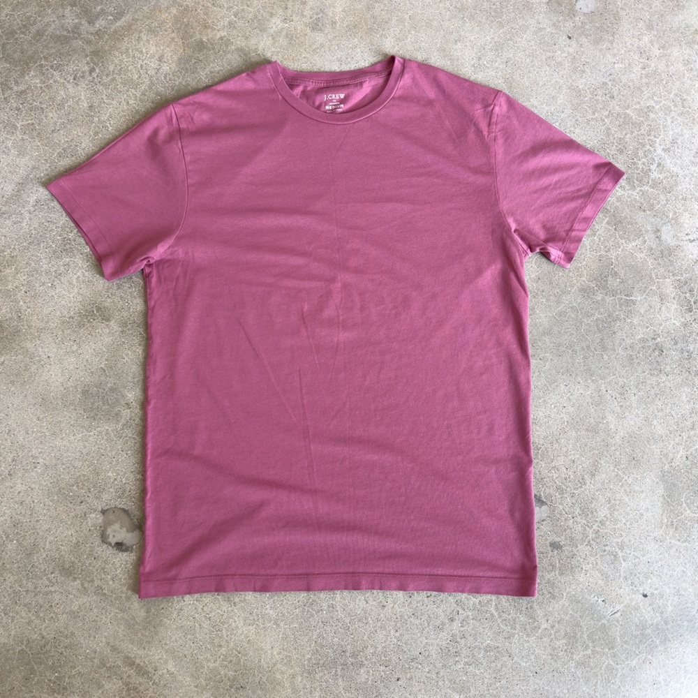 Men’s J.Crew Washed Salmon Pink Tee